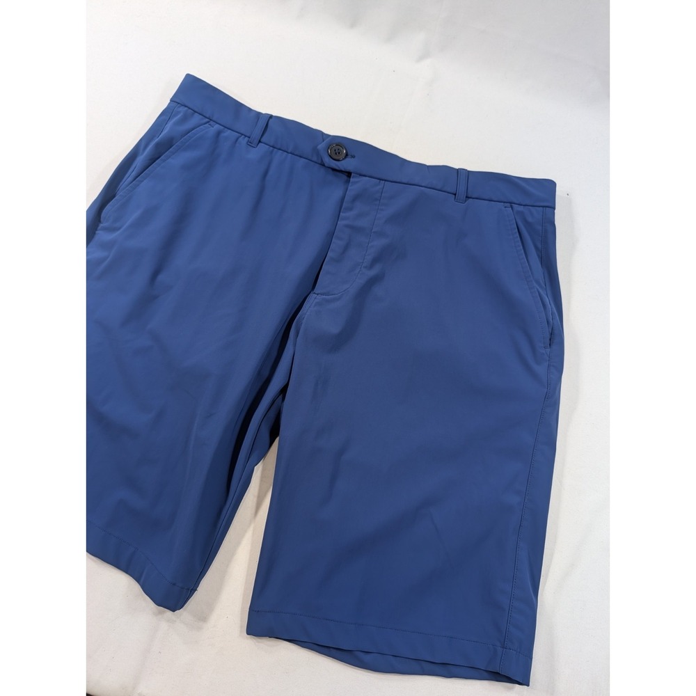 Greyson Golf 10 Inch Montauk Shorts-Mens Size 38-royal Blue-Stretch